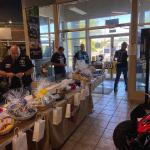 The "Ride for Maz" raffle table, located front and center at Roc On Harley-Davidson, featured numerous prize baskets, with donations from supporters throughout the Rochester area.